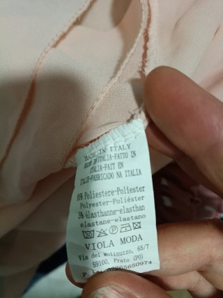 Blusa rosa talla única