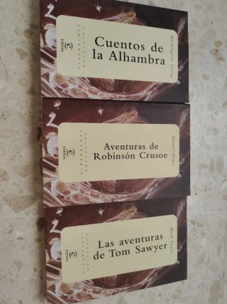 Pack cuentos de alhambra , aventuras de Robinson