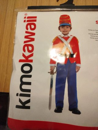 Disfraz Soldadito de Plomo Kimokawaii Talla 10-12