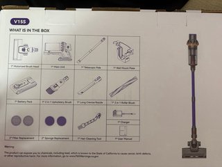 Aspiradora sin cables morada