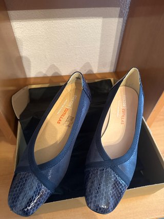 Zapatos Doctor Cutillas Talla 40 Azul/Negro