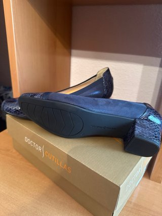 Zapatos Doctor Cutillas Talla 40 Azul/Negro