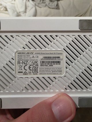 Pack 3 Mercusys Halo H80X AX3000 Wi-Fi 6 Mesh