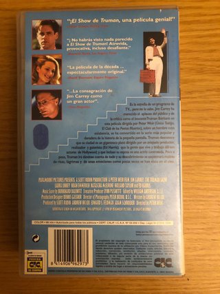 El Show de Truman VHS (Jim Carrey)