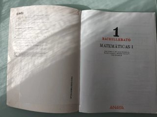 Matemáticas I 1 Bachillerato