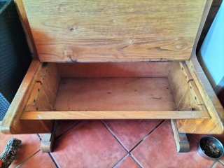 Asiento Baúl Madera Maciza