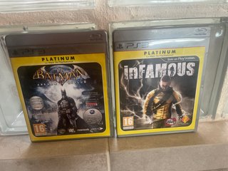 Pack 2 Juegos PS3: Batman Arkham Asylum, Infamous