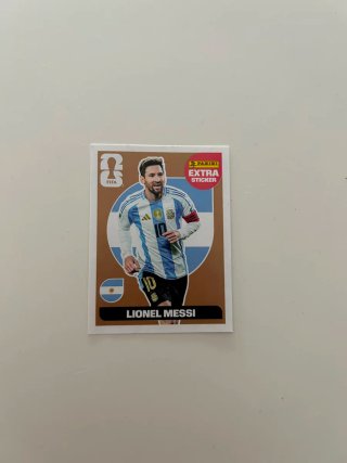 Panini Extra Sticker Lionel Messi bronce