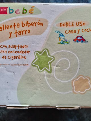 Calienta biberones y tarro + adaptador coche
