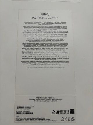 iPad 10ª Gen Azul