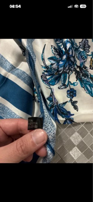 Foulard fantasia fiori e farfalle
