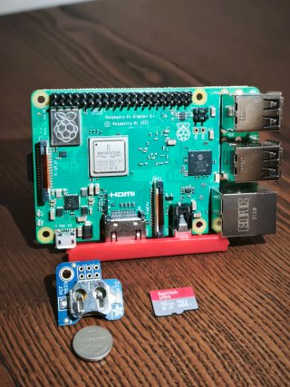 Raspberry PI 3B+ con 16Gb Sandisk y PiRTC clock