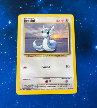 Carta Pokémon Dratini 26/102 Base Set Unlimited