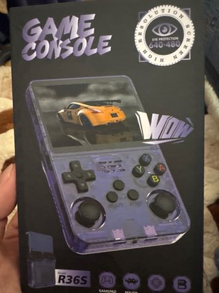 Consola Retro R36S Morada