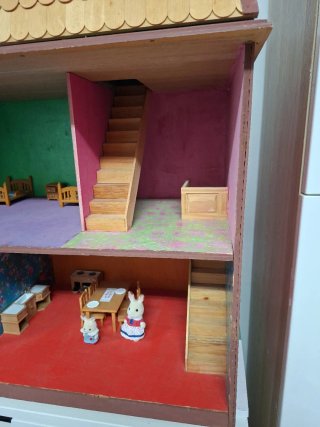 Casa Muñecas Artesanal Colección Silvanian