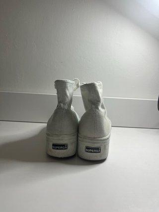 Superga Bambas Blancas Altas
