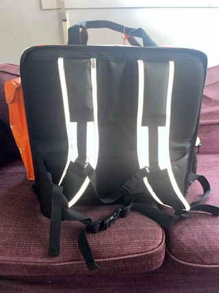Mochila de reparto Just Eat 2026 Naranja