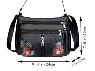 Bolso amplio negro muy completo Nuevo con etiqueta