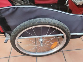 Carro 2 niños bici/paseo. se pliega ocupando nada