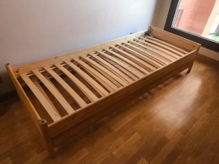 Base de cama de madera