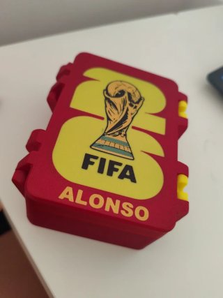 Caja cromos FIFA panini Mundial 3D + nombre