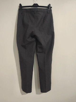 Pantaloni grigi Moschino lana