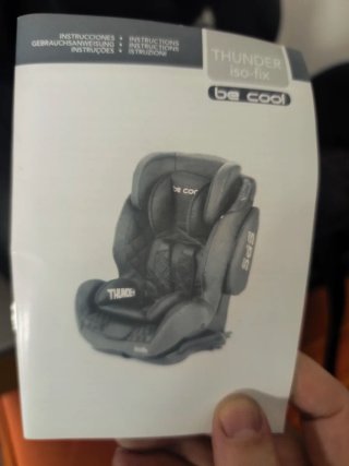 Silla de coche Isofix negra