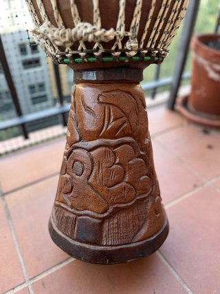 Djembe / Yembé artesanal madera Caoba
