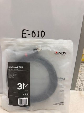 Cable Displayport LINDY 3M