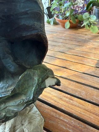 Escultura pareja enamorados bronce