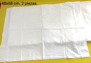 Juego Sábana Vintage Algodón Bordado