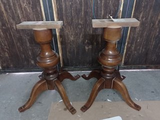 Mesa antigua de madera. baja , 76 cm