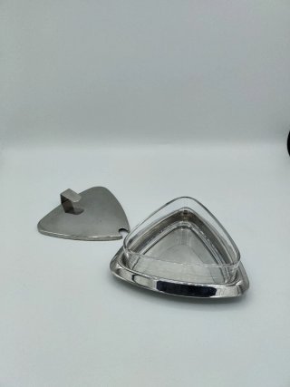 Mepra Italia Vintage Acero y Cristal Diseño MCM
