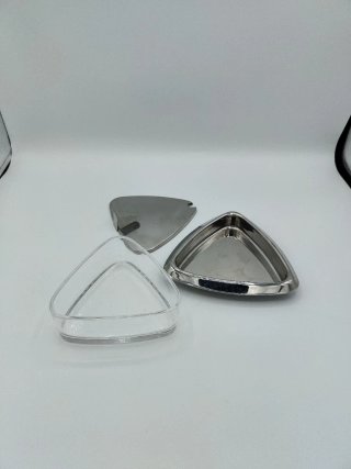 Mepra Italia Vintage Acero y Cristal Diseño MCM