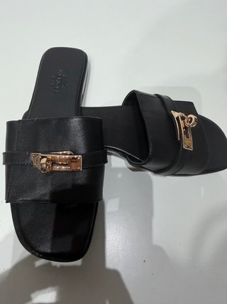 Sandali Hermès neri da donna