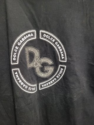 Dolce & Gabbana Camiseta Negra DG