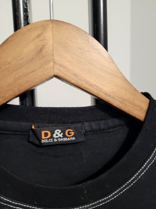 Dolce & Gabbana Camiseta Negra DG