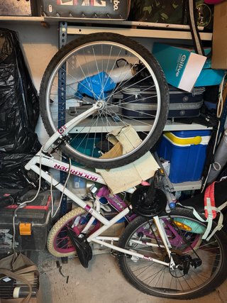 Bicicleta Rockrider Blanca