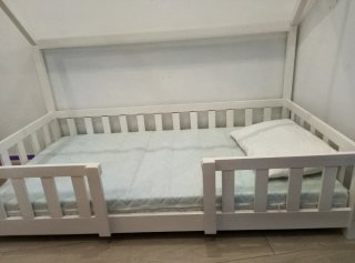 Cama Montessori Infantil Blanca