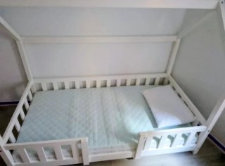 Cama Montessori Infantil Blanca