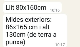 Cama Montessori Infantil Blanca