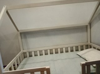 Cama Montessori Infantil Blanca