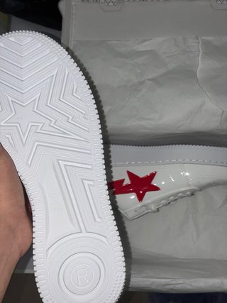 Bape Air Force 1 Blancas Rojas