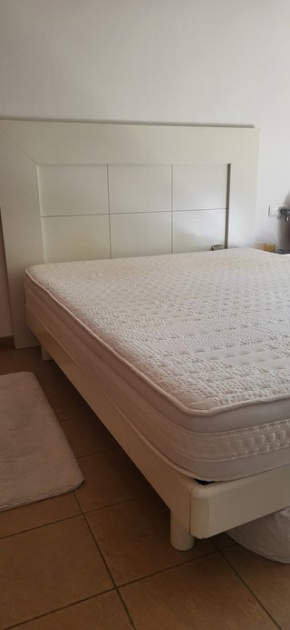 Cama 160x200 con somier de láminas