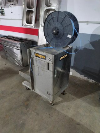 Flejadora Shapex con rollo