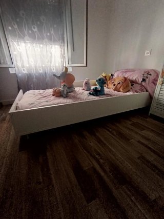 Cama infantil blanca