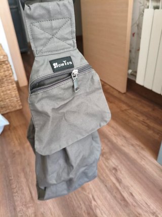 Bolso para perros gris