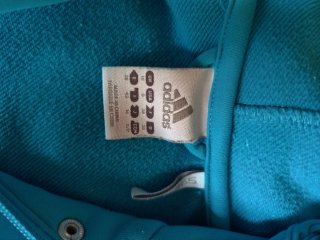 Chaqueta Adidas azul celeste vintage