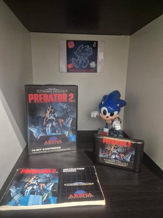 Predator 2 Mega Drive Cartucho y Manual