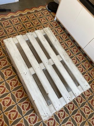 Mesa de Palets Blanca
